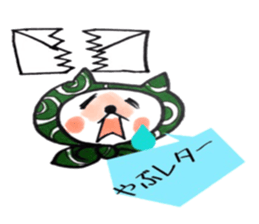 Thieving cat of puns sticker sticker #11069381