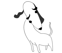 Dog land sticker #11070194