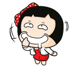 Aromi a cute office lady sticker #11070421