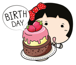 Aromi a cute office lady sticker #11070423