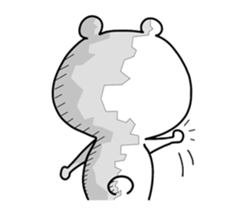 Crazy polar bear sticker #11070706