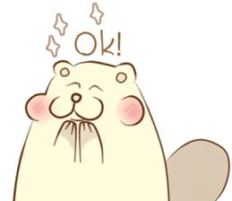 lovely beaver (Eng) sticker #11073113