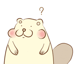 lovely beaver (Eng) sticker #11073115