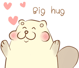 lovely beaver (Eng) sticker #11073116