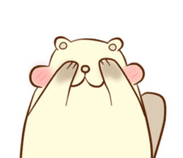 lovely beaver (Eng) sticker #11073124