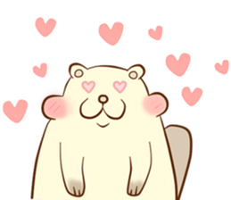 lovely beaver (Eng) sticker #11073125