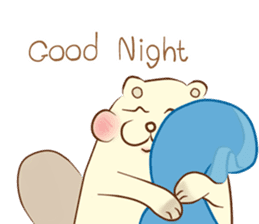 lovely beaver (Eng) sticker #11073128