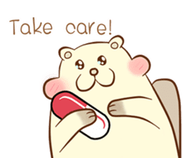 lovely beaver (Eng) sticker #11073129