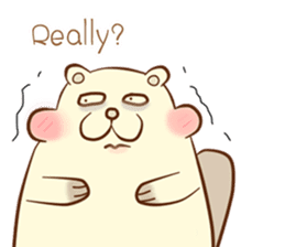 lovely beaver (Eng) sticker #11073131