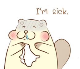 lovely beaver (Eng) sticker #11073133