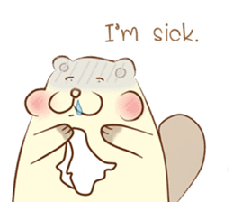 lovely beaver (Eng) sticker #11073133