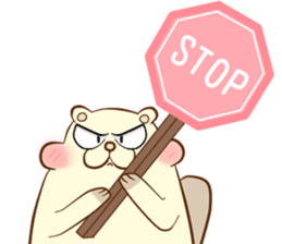 lovely beaver (Eng) sticker #11073141