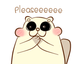 lovely beaver (Eng) sticker #11073142