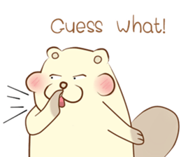 lovely beaver (Eng) sticker #11073147