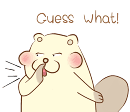 lovely beaver (Eng) sticker #11073147