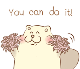 lovely beaver (Eng) sticker #11073148