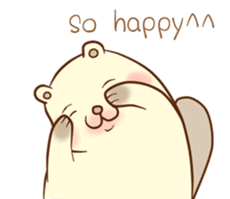 lovely beaver (Eng) sticker #11073149