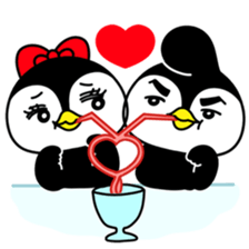 Pe.Guin and Penmi~ sweet love~ sticker #11073717
