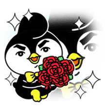 Pe.Guin and Penmi~ sweet love~ sticker #11073718