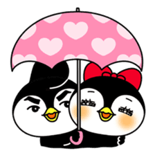 Pe.Guin and Penmi~ sweet love~ sticker #11073730