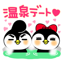 Pe.Guin and Penmi~ sweet love~ sticker #11073736