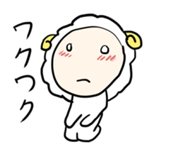 super cutie sheep sticker #11073796