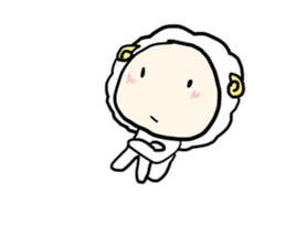 super cutie sheep sticker #11073823