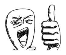 Clear expression of the shadow sticker #11073953