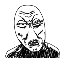 Clear expression of the shadow sticker #11073960