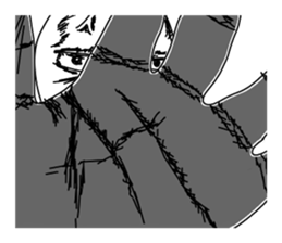 Clear expression of the shadow sticker #11073963