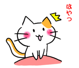 Message of the cat sticker #11075081