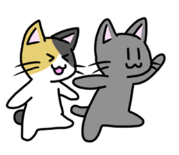 Mikenyan and Kuronyan sticker #11075177