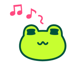 Kerokero frog 3 sticker #11075194