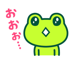 Kerokero frog 3 sticker #11075209