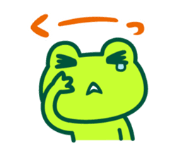 Kerokero frog 3 sticker #11075215