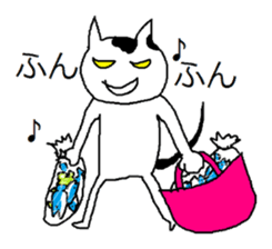 Cute?Japanese kitten sticker #11075601