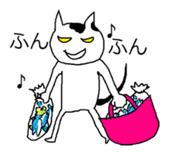 Cute?Japanese kitten sticker #11075601