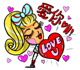 Lady Yaya -love to flaunt! sticker #11075842