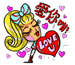 Lady Yaya -love to flaunt! sticker #11075842