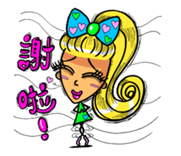 Lady Yaya -love to flaunt! sticker #11075843