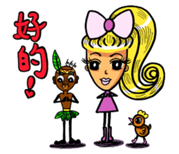 Lady Yaya -love to flaunt! sticker #11075848