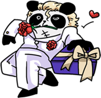 Panda Almighty 's Happy Holidays sticker #11075962