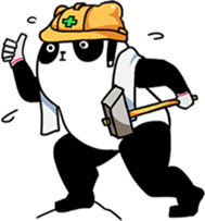 Panda Almighty 's Happy Holidays sticker #11075966