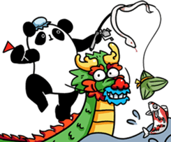 Panda Almighty 's Happy Holidays sticker #11075968