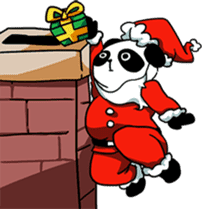 Panda Almighty 's Happy Holidays sticker #11075979