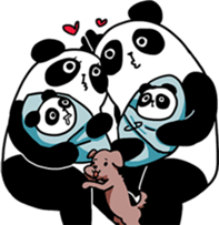 Panda Almighty 's Happy Holidays sticker #11075982
