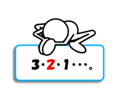 Sticker of stick figures vol.7 sticker #11076092