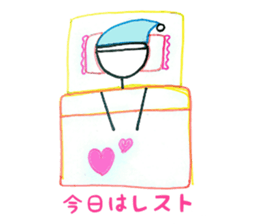 bouldering stick human sticker #11076443