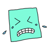 square is lively sticker #11076875