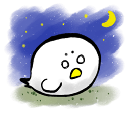 Sumi Piyo Balloon of a loose honorific sticker #11077275